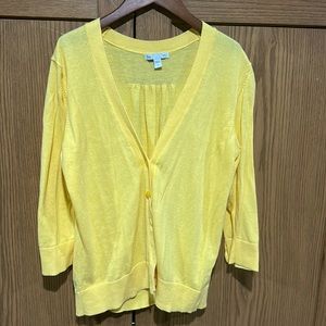 Gap Outlet small yellow cardigan
